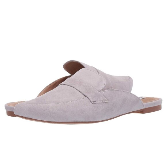Steve Madden Shoes - Steve Madden Gray Suede Flavor Flat Mule F922
